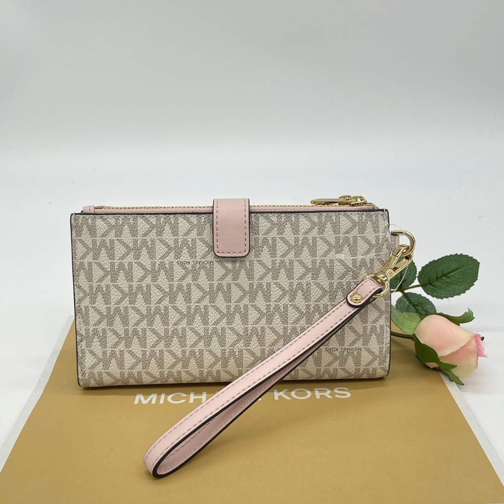 Michael Kors Large Double Zip Wallet Wristlet - Picture 5 of 9